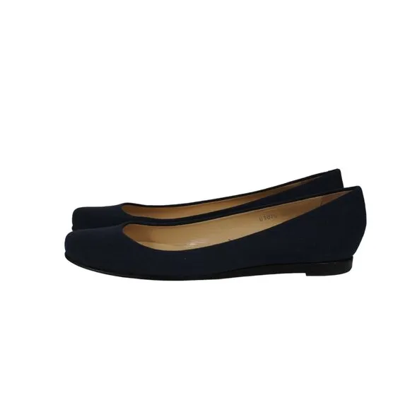 Opening Ceremony Womens Ballet Flats US 8 EU 38 Navy Blue Slip On Round Toe