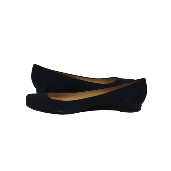 Opening Ceremony Womens Ballet Flats US 8 EU 38 Navy Blue Slip On Round Toe