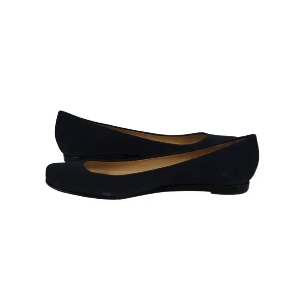 Opening Ceremony Womens Ballet Flats US 8 EU 38 Navy Blue Slip On Round Toe