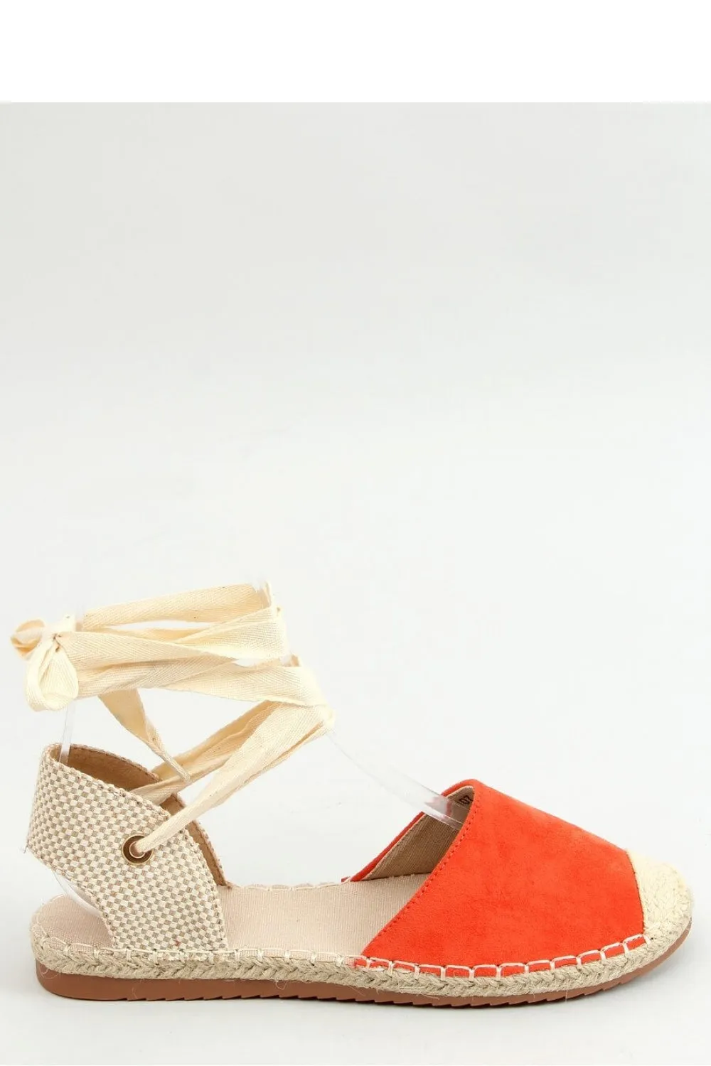 Orange Flat Espadrilles