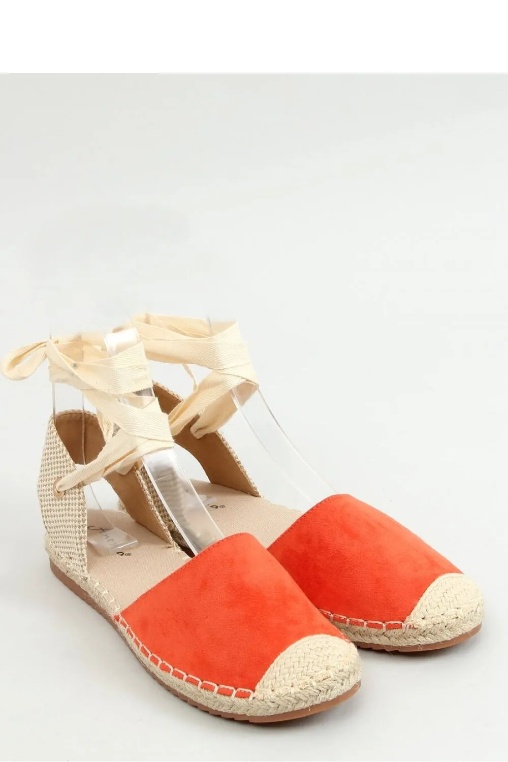 Orange Flat Espadrilles