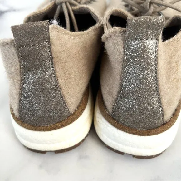 OTBT Courier Wool Sneakers, Natural, Size 9