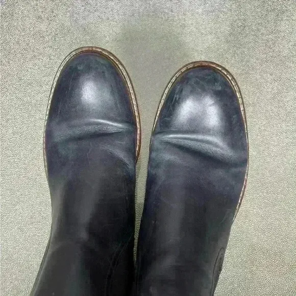 OTISOPSE Italian Premium Black Soft Leather Chelsea Ankle Boots Size EUR 36/US 6