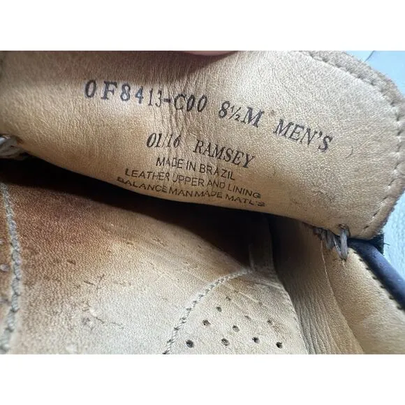 Oxford Golf Ramsey Driving Loafers Mens Size 8.5 Black Leather Horsebit Shoes