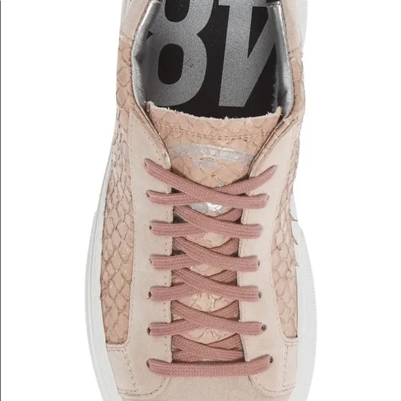 p448 golden goose pink platform sneakers