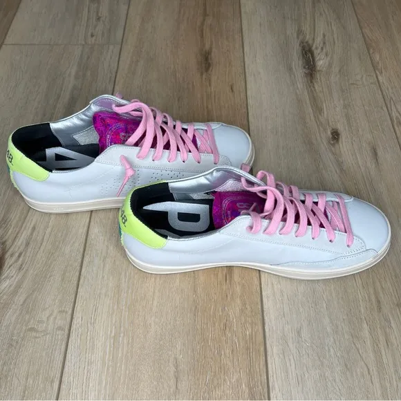 P448 John Dogma Neon Low Top Sneakers
