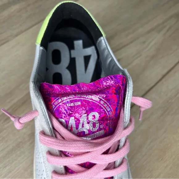 P448 John Dogma Neon Low Top Sneakers
