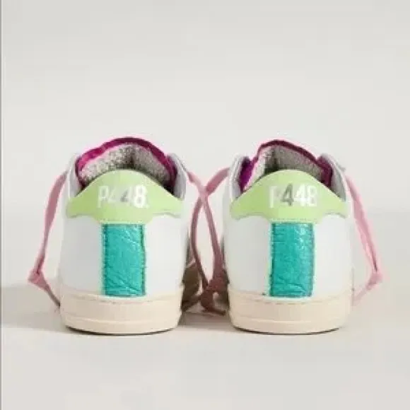 P448 John Dogma Neon Low Top Sneakers