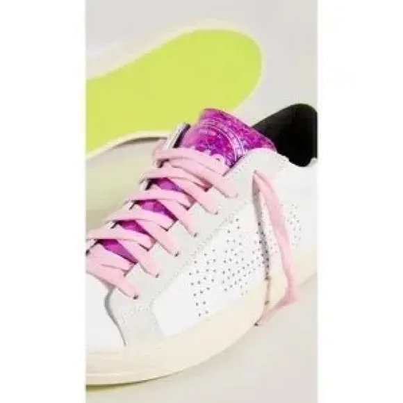 P448 John Dogma Neon Low Top Sneakers