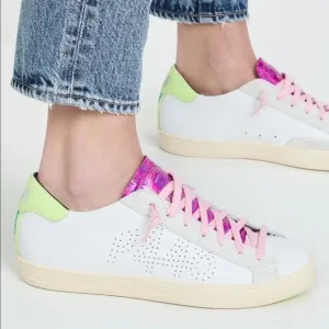 P448 John Dogma Neon Low Top Sneakers