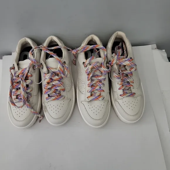 P448 Mason Glitterfine Leather Platform Retro Sneakers