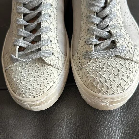 P448 Thea Platform Sneakers 38 Gray