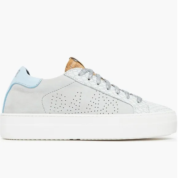 P448 Thea Platform Sneakers 38 Gray