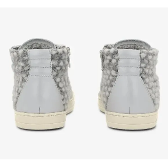 P448 Women's Size 7 Gray Skate High Top Lace Up Sneaker