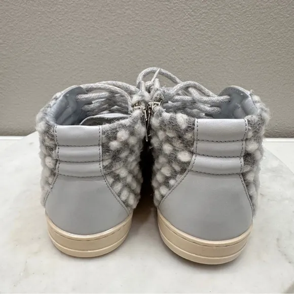 P448 Women's Size 7 Gray Skate High Top Lace Up Sneaker