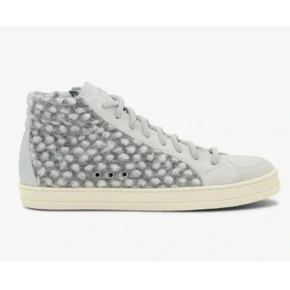 P448 Women's Size 7 Gray Skate High Top Lace Up Sneaker