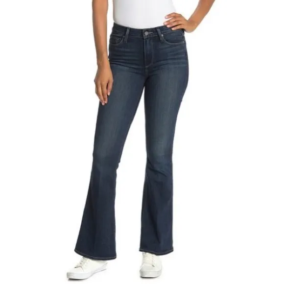 PAIGE Bell Canyon High Rise Flared Jeans