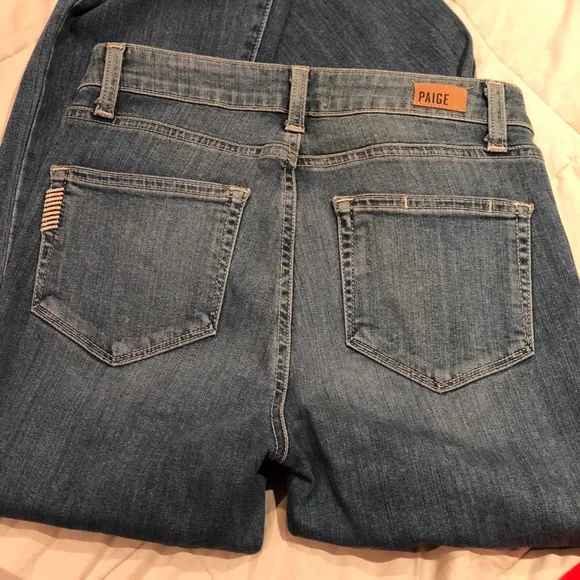 PAIGE Bell Canyon High Rise Flared Jeans