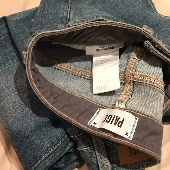 PAIGE Bell Canyon High Rise Flared Jeans