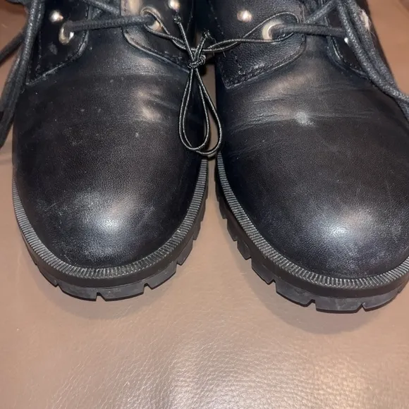 Paige combat boots size 7.5 black studded