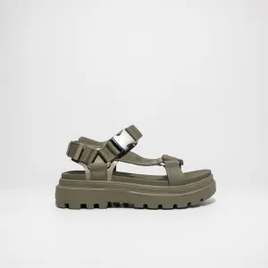 Palladium Pallacruise Strap Sandals In Dusky Green