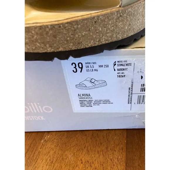 Papillio by Birkenstock Platform Sandals Adjustable Buckle Straps Size 8 narrow