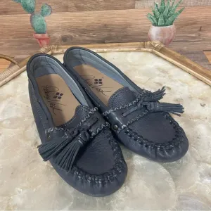 Patricia Nash Blue Tassel Driving Loafers moccasins women’s  Size 6