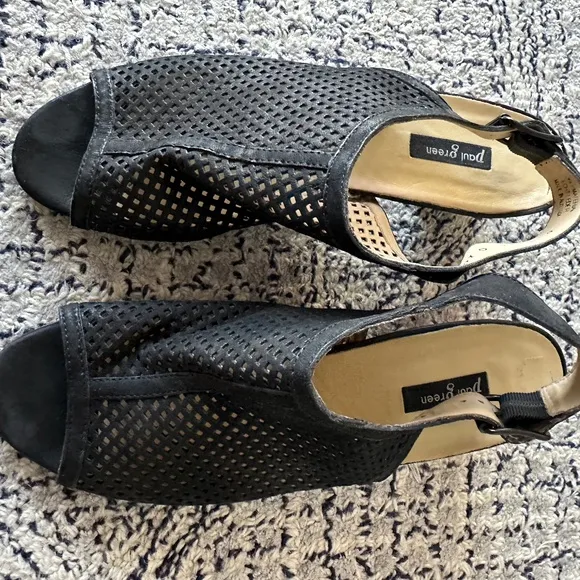 Paul Green Lois Perforated Slingback Sandals Size 9