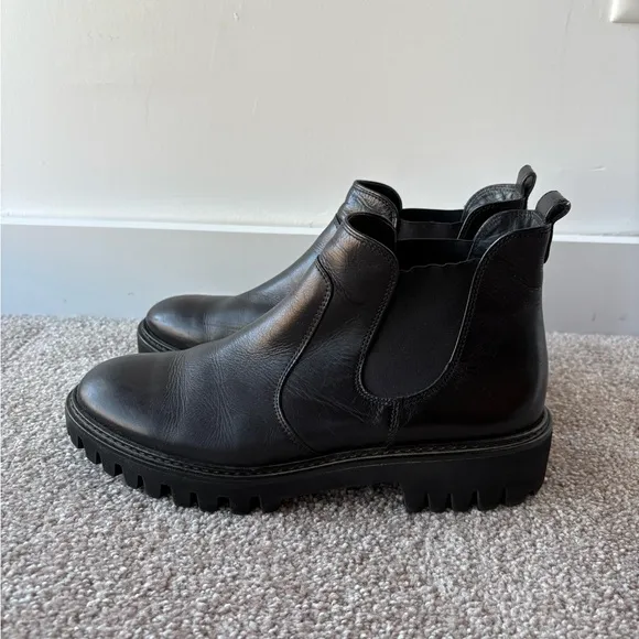 Paul Green Lug Sole Chelsea Boots 8.5