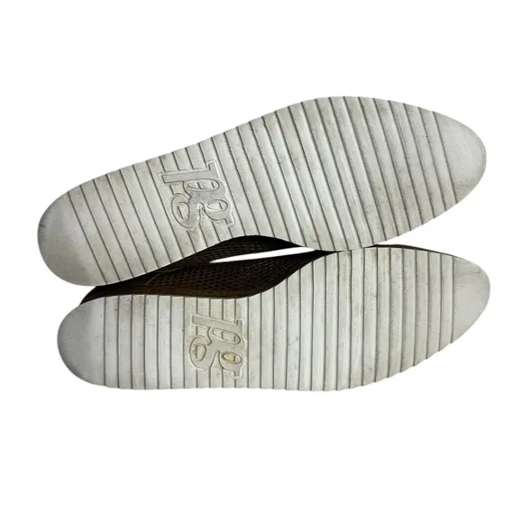 Paul Green Tan Suede Lace Up Flats