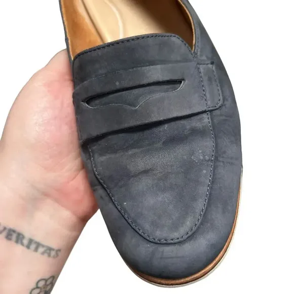 Paul Green Women's Carmela SUPER SOFT Nubuck Leather Penny Loafer Flats