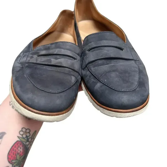 Paul Green Women's Carmela SUPER SOFT Nubuck Leather Penny Loafer Flats