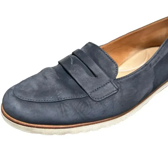 Paul Green Women's Carmela SUPER SOFT Nubuck Leather Penny Loafer Flats