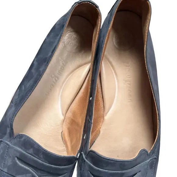 Paul Green Women's Carmela SUPER SOFT Nubuck Leather Penny Loafer Flats