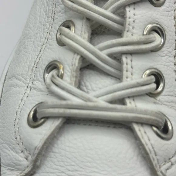 Paul Green Women’s Us 9 Hadley Luxury No Tie White Leather Sneakers