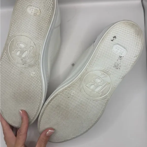 Paul Green Women’s Us 9 Hadley Luxury No Tie White Leather Sneakers