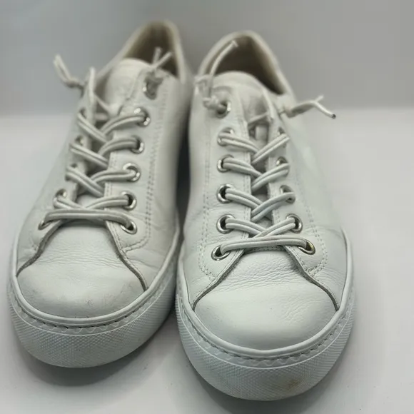 Paul Green Women’s Us 9 Hadley Luxury No Tie White Leather Sneakers