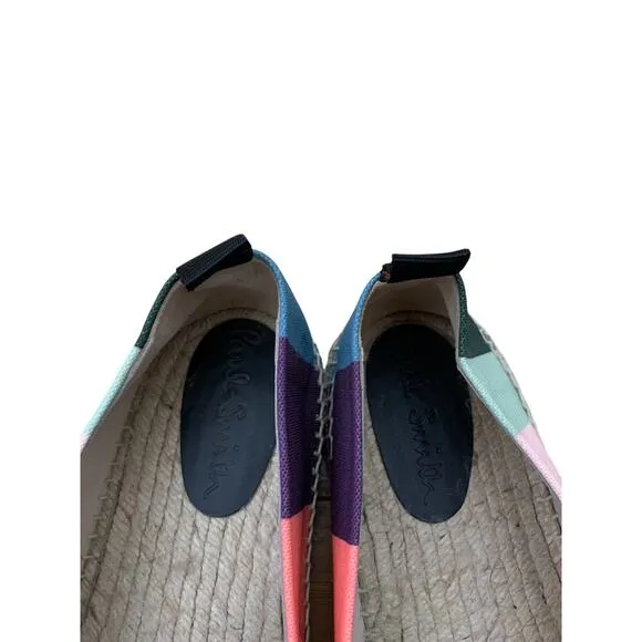 Paul Smith Men's Striped Cloth Espadrilles Loafers 44 US 11