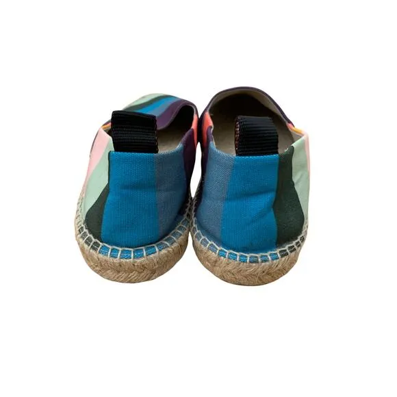 Paul Smith Men's Striped Cloth Espadrilles Loafers 44 US 11