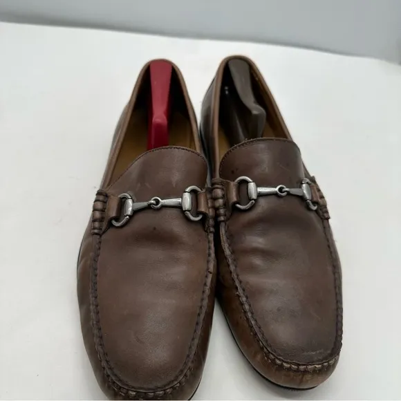 Peter Millar Mens 10.5 Horsebit Loafers Driving Shoes Leather Slip On Casual