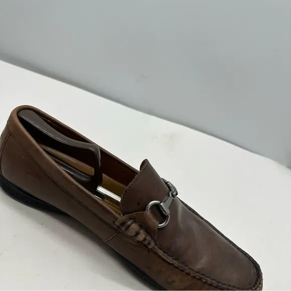 Peter Millar Mens 10.5 Horsebit Loafers Driving Shoes Leather Slip On Casual