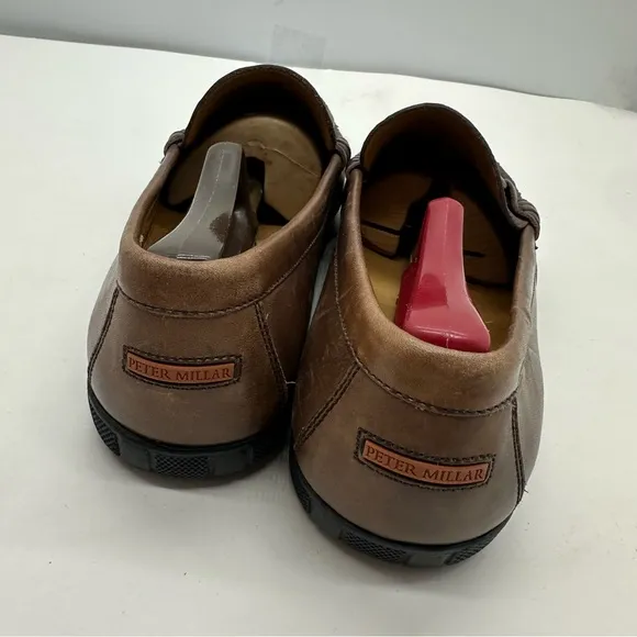 Peter Millar Mens 10.5 Horsebit Loafers Driving Shoes Leather Slip On Casual