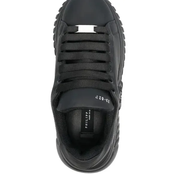 Philipp Plein Supersonic Low-Top Sneakers Black Sz 46 - NWT