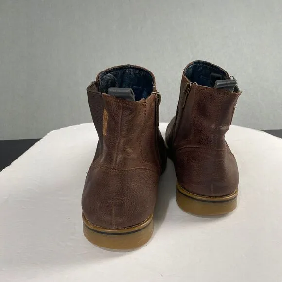 PIKOLINOS Chelsea Leather Boots Men's size 43/9.5-10 Zip Ankle Brown