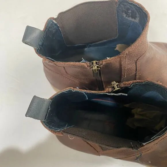 PIKOLINOS Chelsea Leather Boots Men's size 43/9.5-10 Zip Ankle Brown