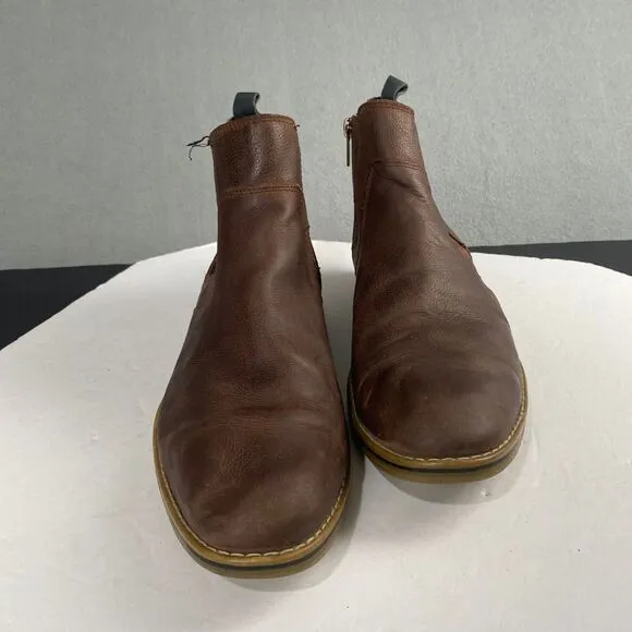 PIKOLINOS Chelsea Leather Boots Men's size 43/9.5-10 Zip Ankle Brown
