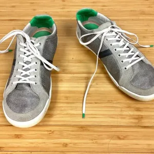 PLAE Prospect Gray Suede Classic Low Top Sneakers Shoes Mens 67.5 Womens 8