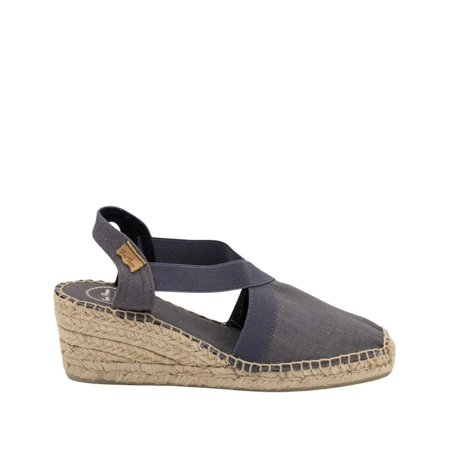 Plain Linen Wedge Espadrille for Women - Ter
