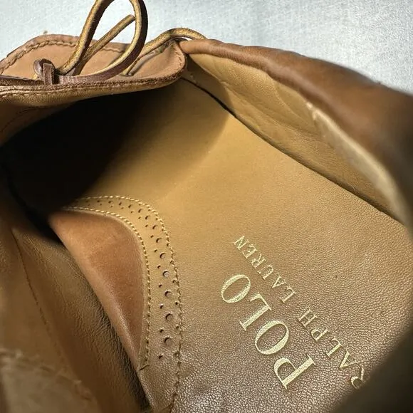 Polo Ralph Lauren Driving Loafers Men's Size 10D Roberts Drivers Tan 14557 G19