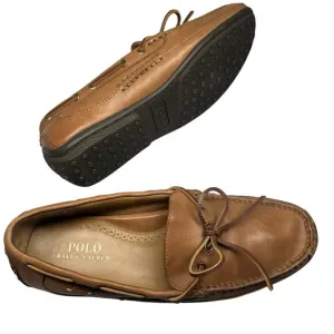 Polo Ralph Lauren Driving Loafers Men's Size 10D Roberts Drivers Tan 14557 G19
